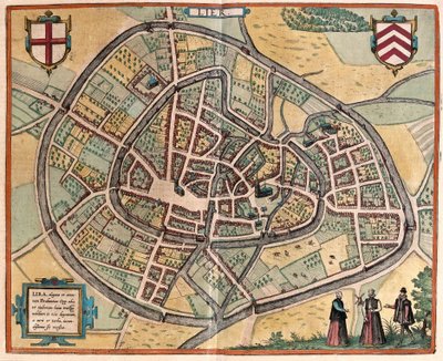 Lier, Belgia (gravering av Franz Hogenberg