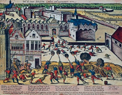 The Haultepenne Fury i 1581 (farget gravering) av Franz Hogenberg