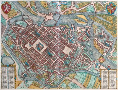 Wroclaw, Polen av Franz Hogenberg