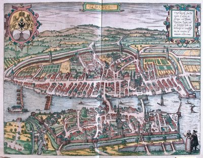 Zürich, Sveits (gravering av Franz Hogenberg