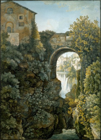 Tivoli, vannleker eller Anienes løp i Tivoli av Franz Kaisermann