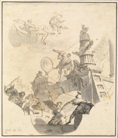 En allegori om visdom og kunst av Franz Karl Palko