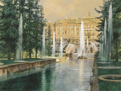 Peterhof, 1898 av Franz Kopallik