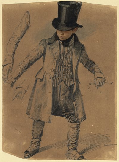 Tjener i livré av Franz Krüger