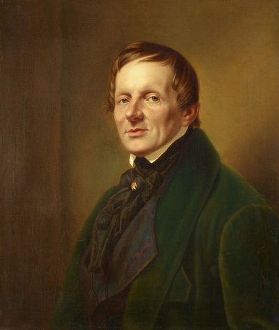 Portrett av billedhuggeren Ludwig Wichmann (kopi etter Franz Krüger) av Franz Krüger