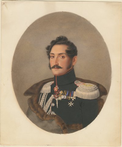 Portrett av grev Alexey Fyodorovich Orlov 1787-1862 av Franz Krüger