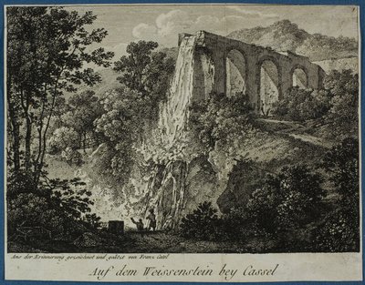 Utsikt over Weissenstein nær Cassel av Franz Ludwig Catel