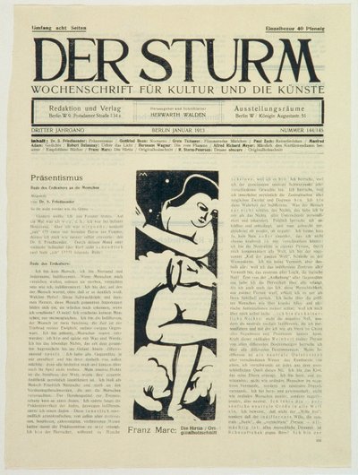 Gjeterinnen av Franz Marc