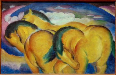 De små gule hestene av Franz Marc