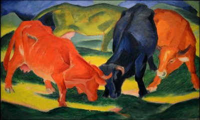 Kampkyr, 1911. av Franz Marc