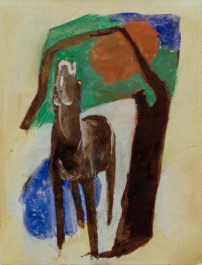 Klagende hest av Franz Marc