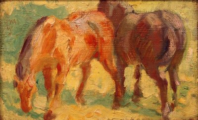 Lite hestebilde av Franz Marc