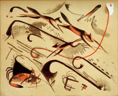 Scherzo (rever som spiller) av Franz Marc