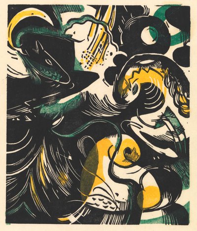 Skapelseshistorie II av Franz Marc