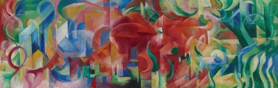 Lekne former av Franz Marc