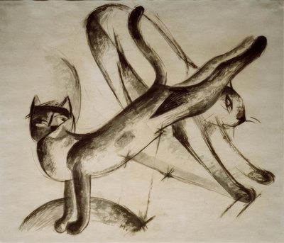 Leker katter av Franz Marc