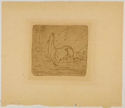 døende hjort av Franz Marc