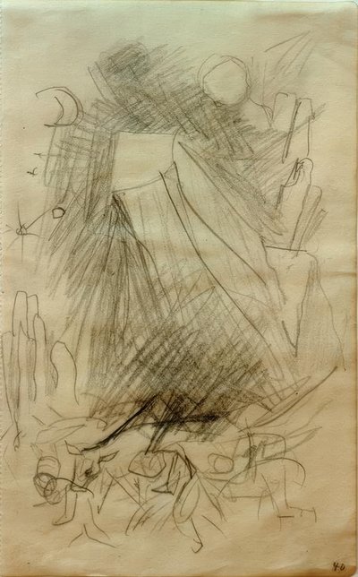 Fallende fjell av Franz Marc