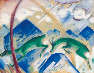Gemsene, 1911. av Franz Marc