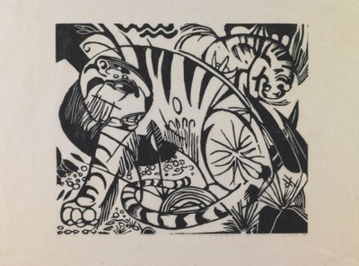 Tiger av Franz Marc
