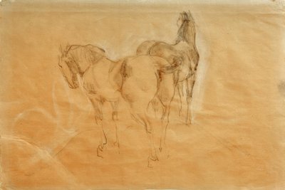 To hester av Franz Marc