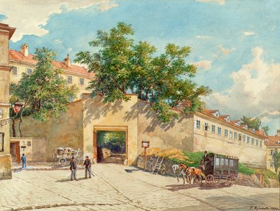 Politifengselet på Theobaldgasse i Wien av Franz Reinhold