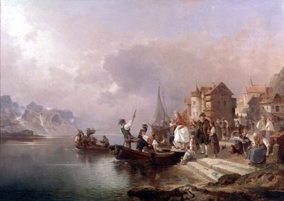 Norsk Bryllupsfest av Franz Richard Unterberger