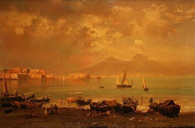 Napolibukten av Franz Richard Unterberger