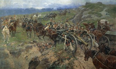Den levende bro, 1892 av Franz Roubaud