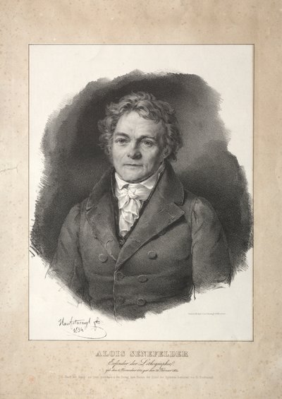Aloys Senefelder av Franz Seraph Hanfstaengl