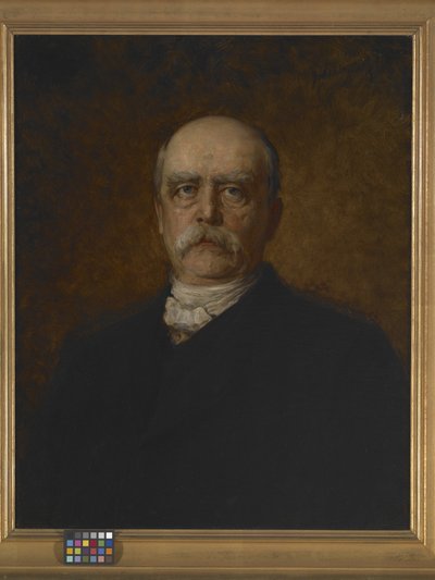 Portrett av Otto Eduard Leopold Von Bismarck (olje på lerret) av Franz Seraph von Lenbach