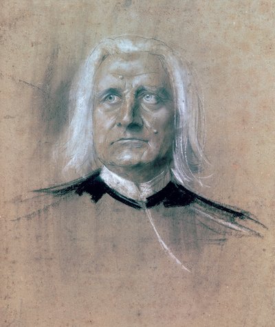 Portrett av Franz Liszt (Raiding av Franz Seraph von Lenbach