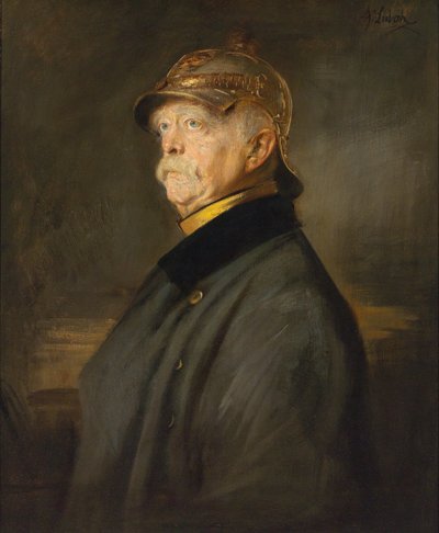 Portrett av Otto von Bismarck av Franz Seraph von Lenbach