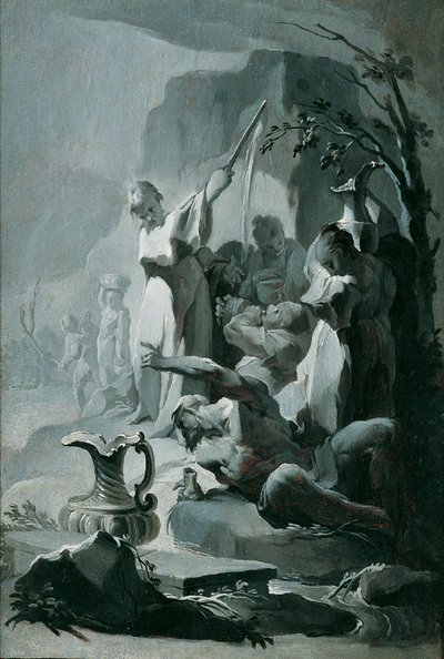 Fontenemiraklet Moses av Franz Sigrist d. Ä.