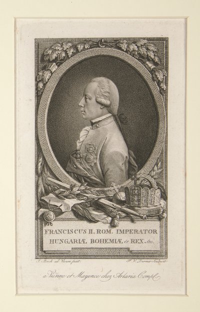 Frans II. Rom. Keiser av Böhmen og konge av Ungarn av Franz Valentin Durmer