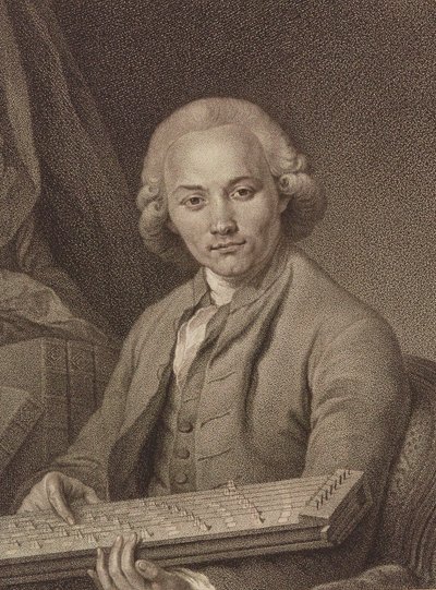 Portrett av organisten og komponisten Georg Joseph Vogler 1749-1814, ca. 1795. av Franz Valentin Durmer