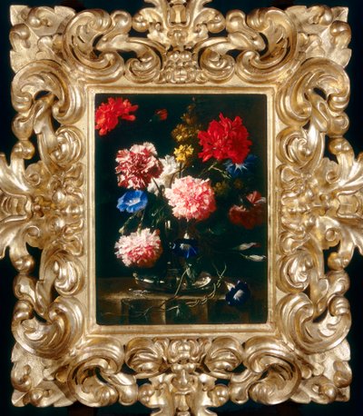 Stilleben med blomster i en glassvase av Franz Werner Tamm