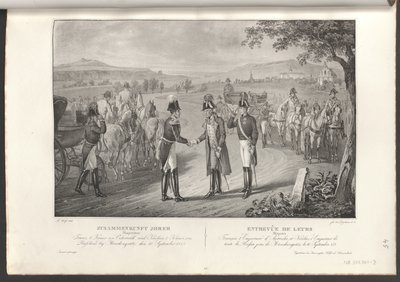 Møte mellom keiser Franz I og keiser Nikolaus I av Russland av Franz Wolf