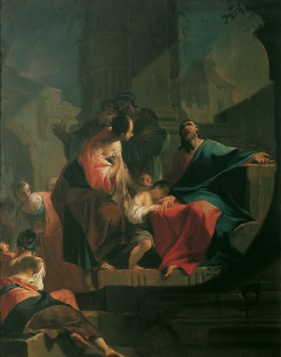 Kristus velsigner barna av Franz Xaver Karl Palko