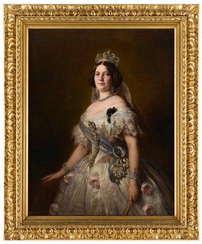 Isabella, dronning av Spania av Franz Xaver Winterhalter