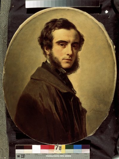 Portrett av grev Pavel Petrovich Shuvalov (1830-1908) (Portrett av grev Pavel P.Shuvalov). Maleri av Franz Xavier Winterhalter (1805-1873). Olje på lerret, 65 x 55 cm av Franz Xaver Winterhalter