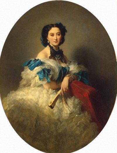 Portrett av grevinne ofte Musina-Pushkina, etter 19 av Franz Xaver Winterhalter