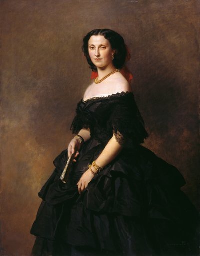 Portrett av hertuginne Elizaveta Alexandrovna Baryatinskaya, født prinsesse Chernysheva 1826-1902. av Franz Xaver Winterhalter