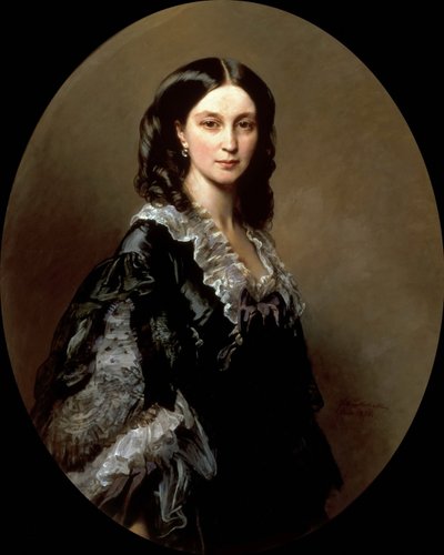 Portrett av hertuginne Elizaveta Alexandrovna Baryatinskaya, født prinsesse Chernysheva 1826-1902, 1858 av Franz Xaver Winterhalter
