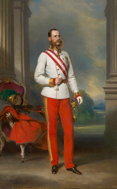 Portrett av Franz Joseph I av Østerrike, 1865. av Franz Xaver Winterhalter