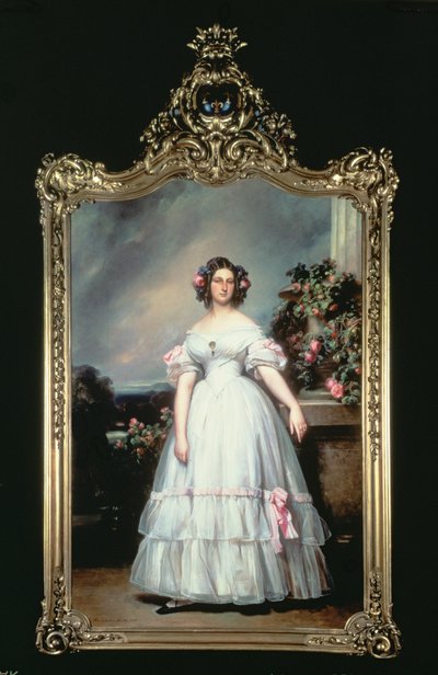 Portrett av HKH prinsesse Marie Clementine av Orleans, 1832 av Franz Xaver Winterhalter