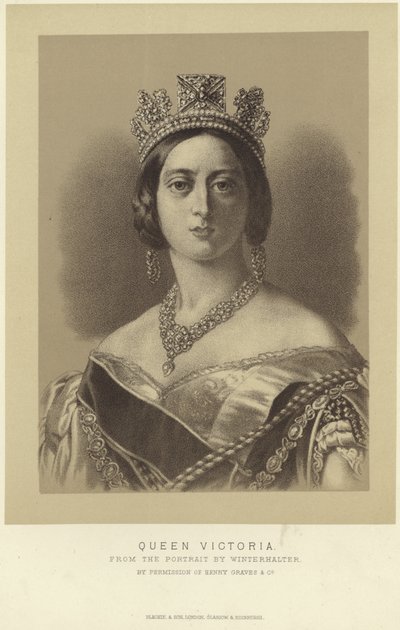 Portrett av dronning Victoria av Franz Xaver Winterhalter