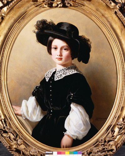 Portrett av en ung jente, 1850 av Franz Xaver Winterhalter