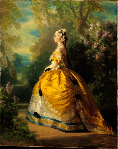 Keiserinne Eugénie (Eugénie de Montijo, 1826-1920, Condesa de Teba) av Franz Xaver Winterhalter