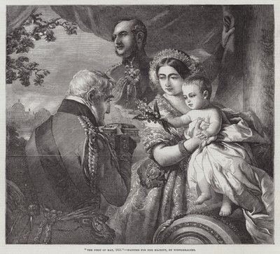 Den første mai, 1851, malt for Hennes Majestet av Franz Xaver Winterhalter